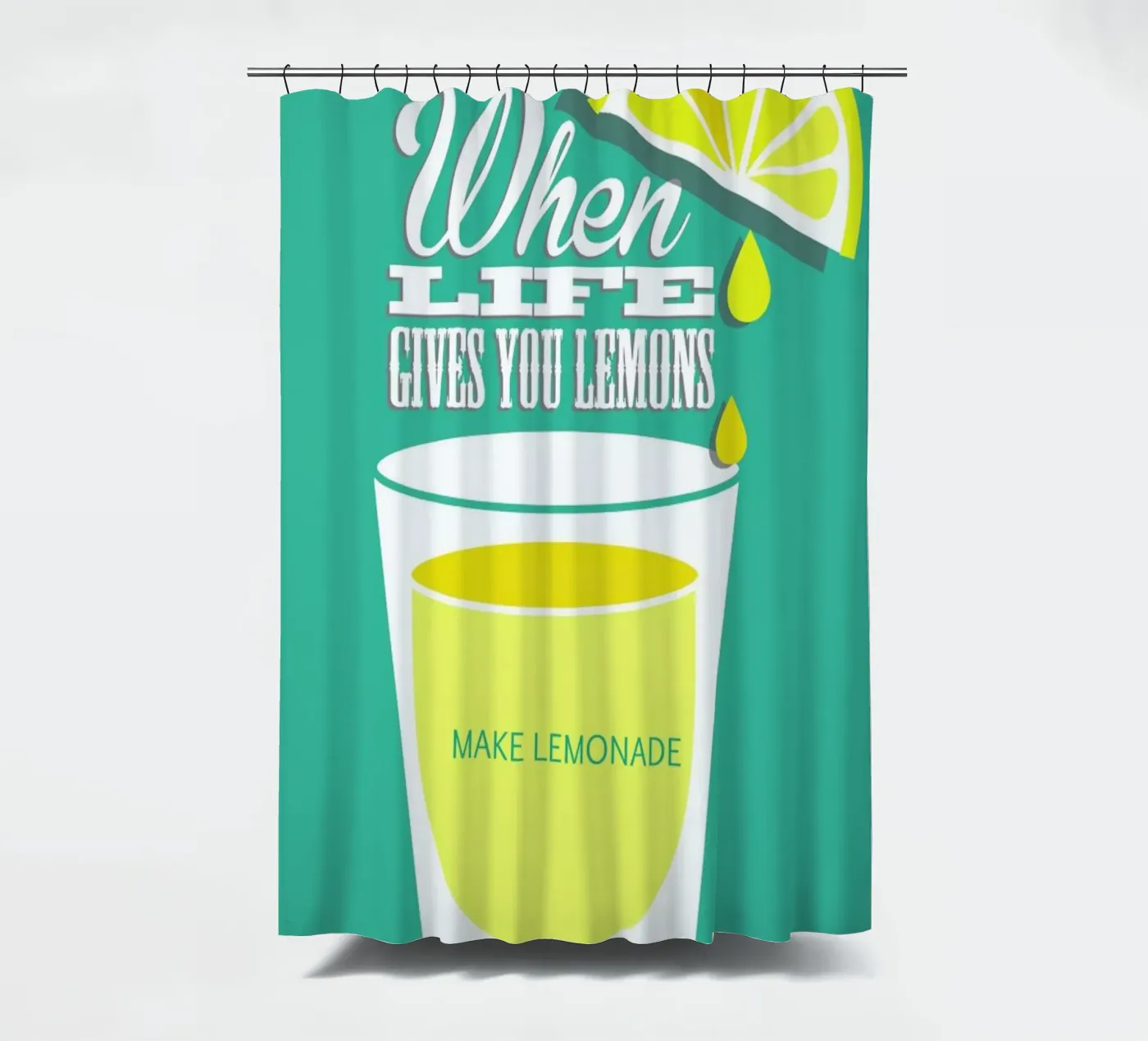 Lemons Duschvorhang von Trabolt Design