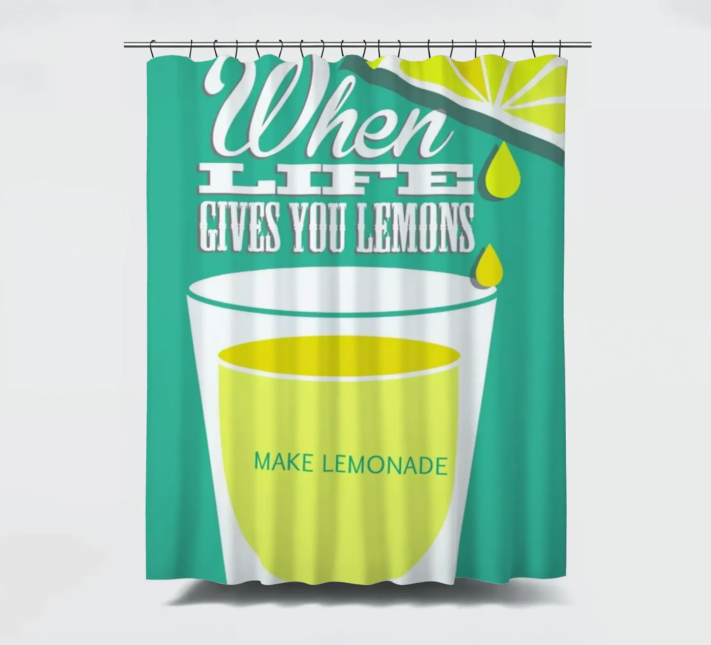 Lemons Duschvorhang von Trabolt Design