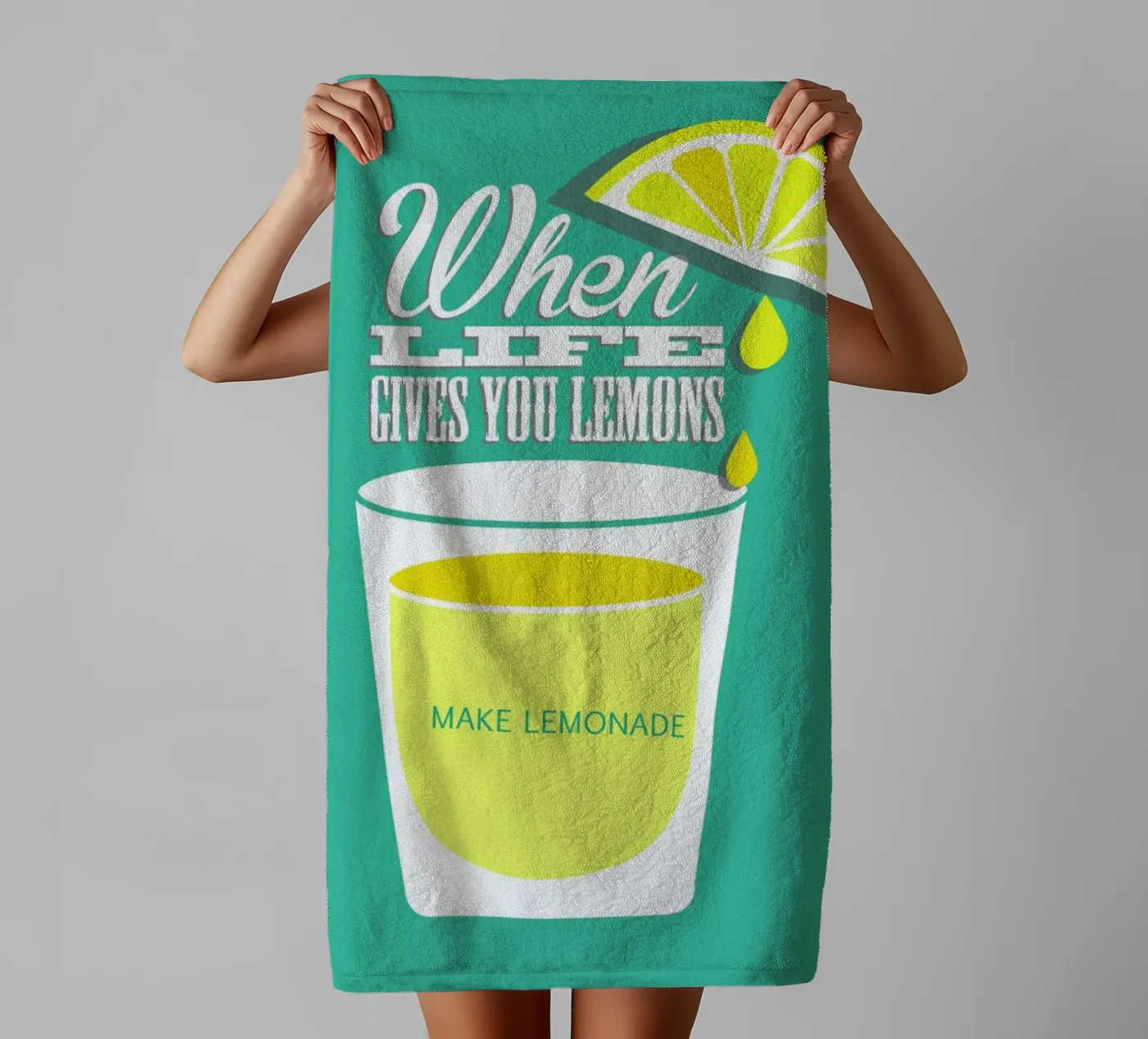 Lemons asciugamano da bagno da Trabolt Design