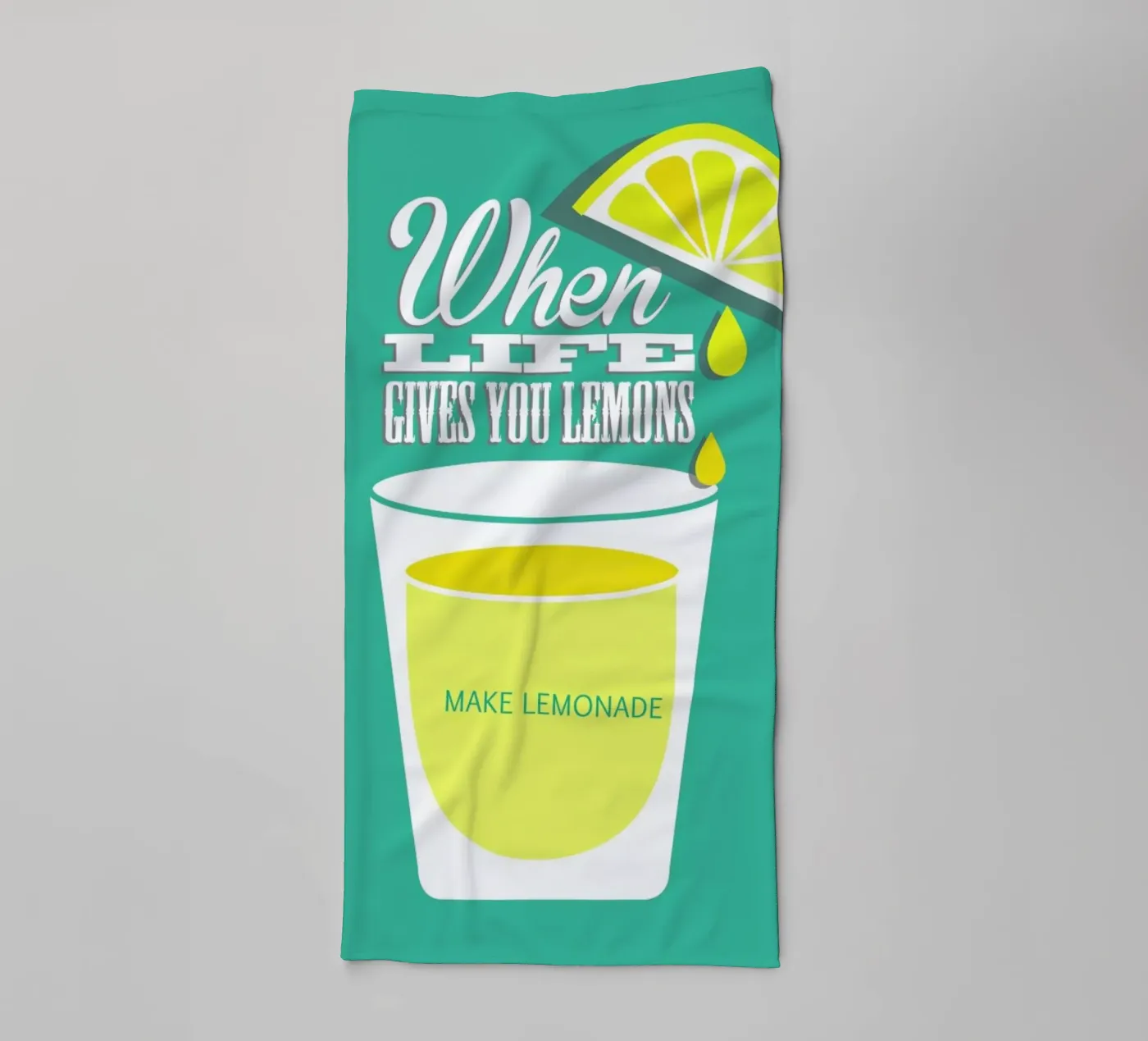 Lemons towel by Trabolt Design