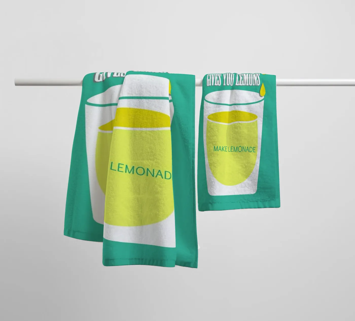 Lemons towel by Trabolt Design