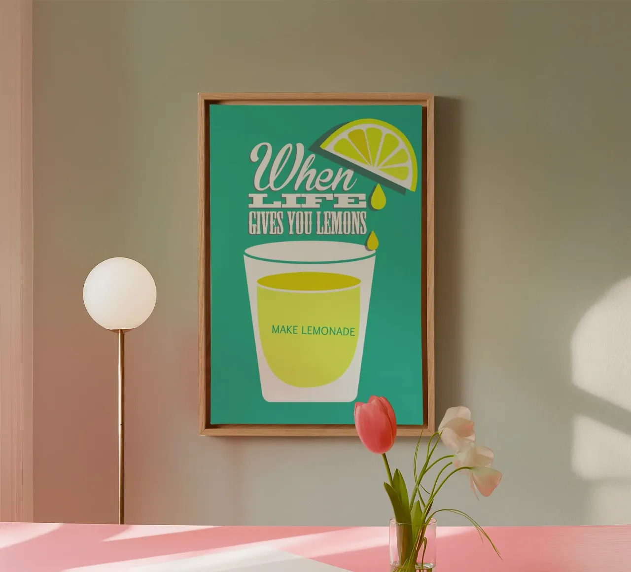 Lemons canvas by Trabolt Design