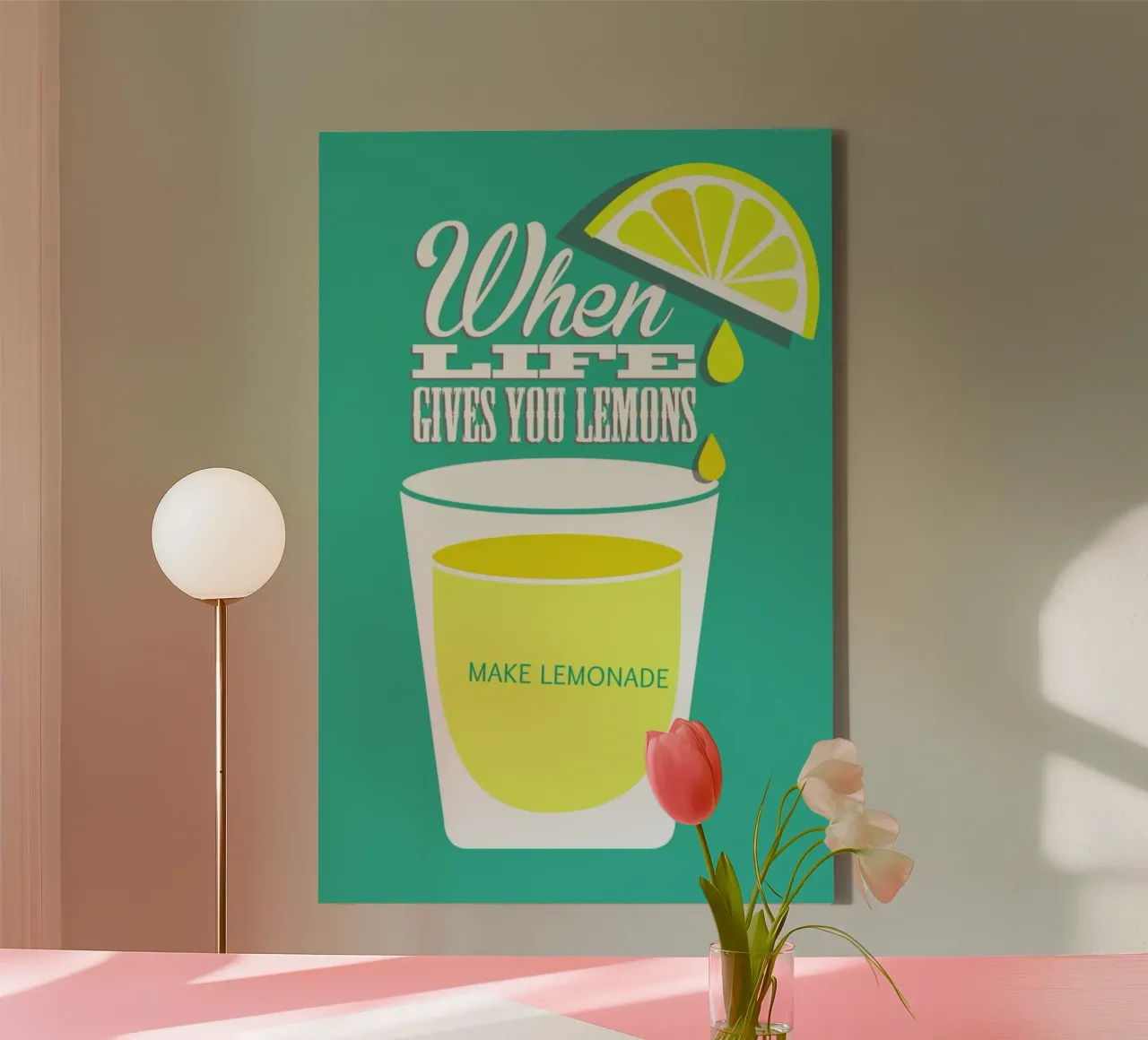 Lemons canvas by Trabolt Design