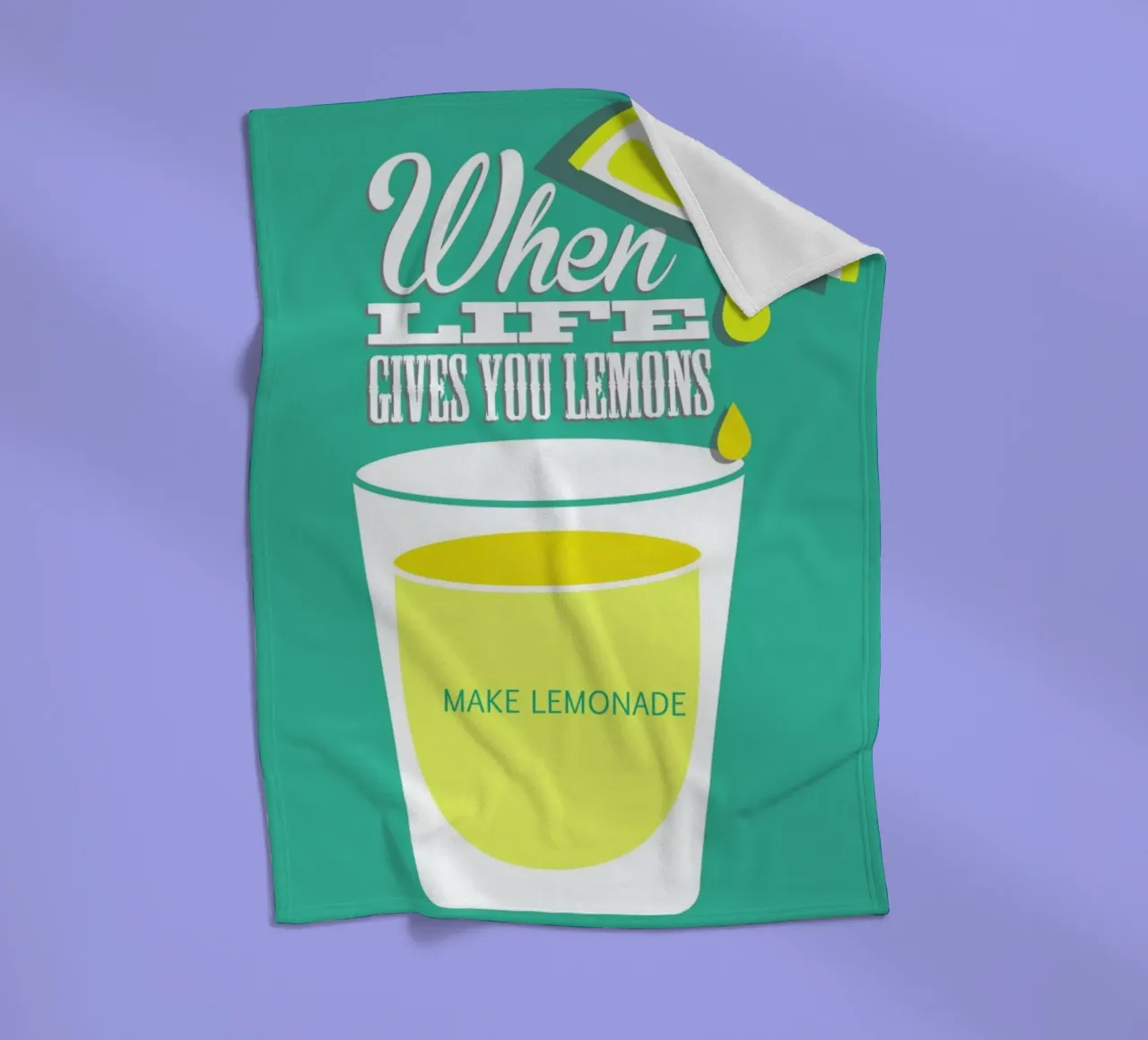 Lemons Fleecedecke von Trabolt Design