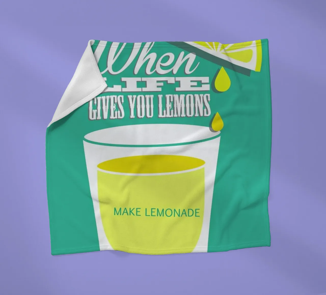 Lemons Fleecedecke von Trabolt Design