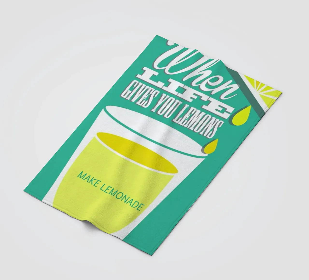 Lemons Fleecedecke von Trabolt Design