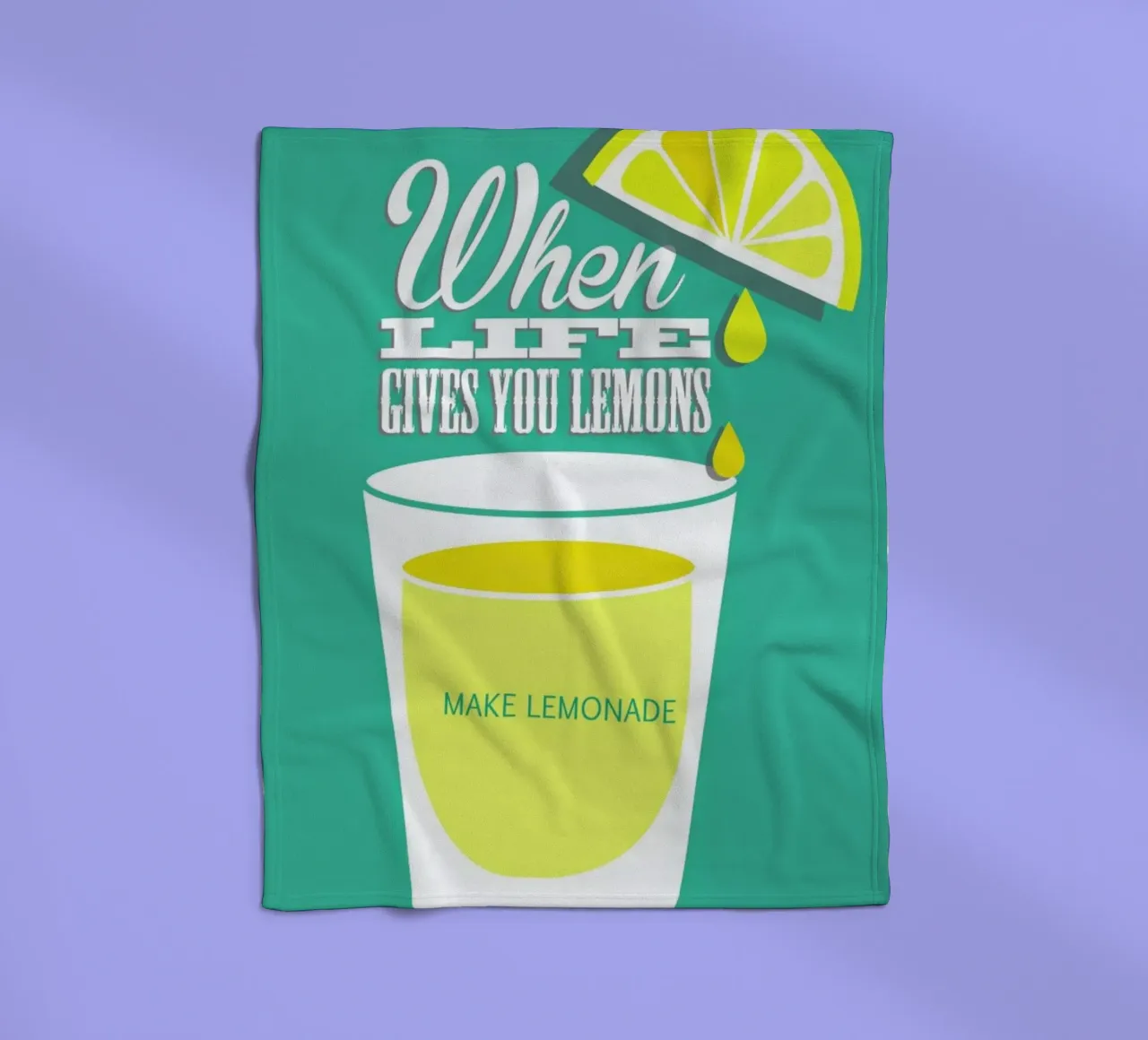 Lemons Fleecedecke von Trabolt Design