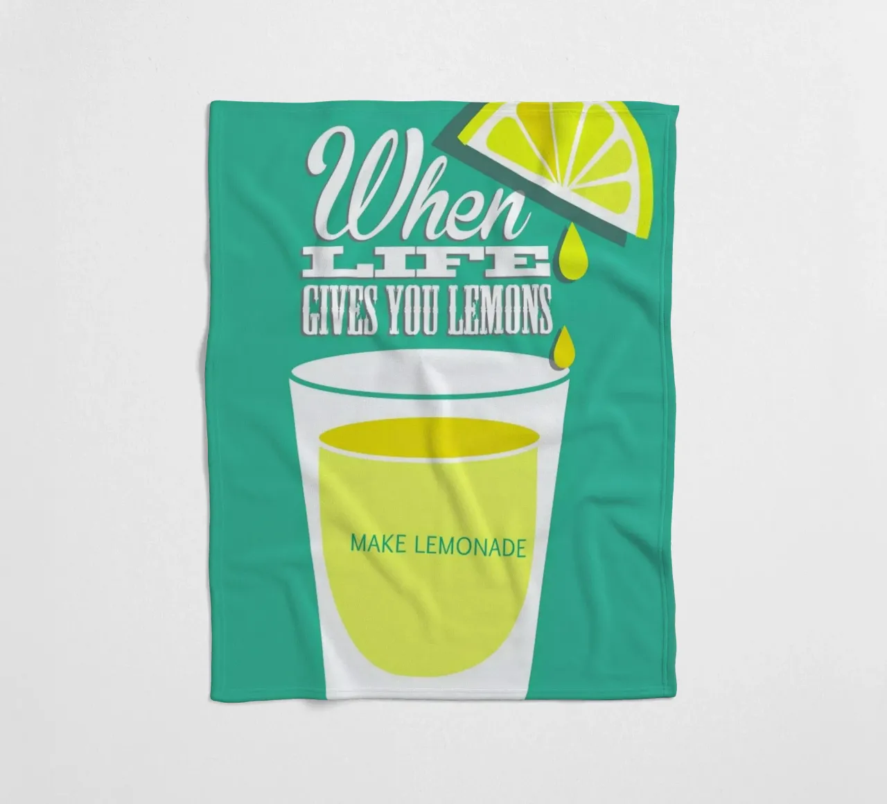 Lemons Fleecedecke von Trabolt Design