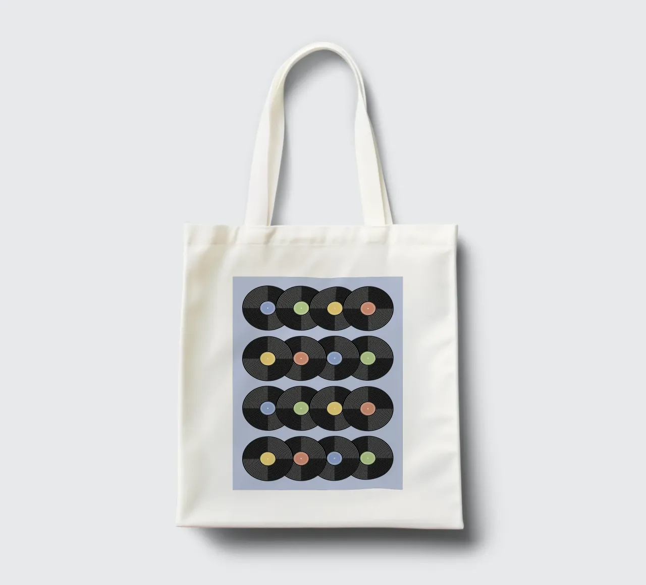 Vinyl Pattern #1 borsa in juta da kathrinmay