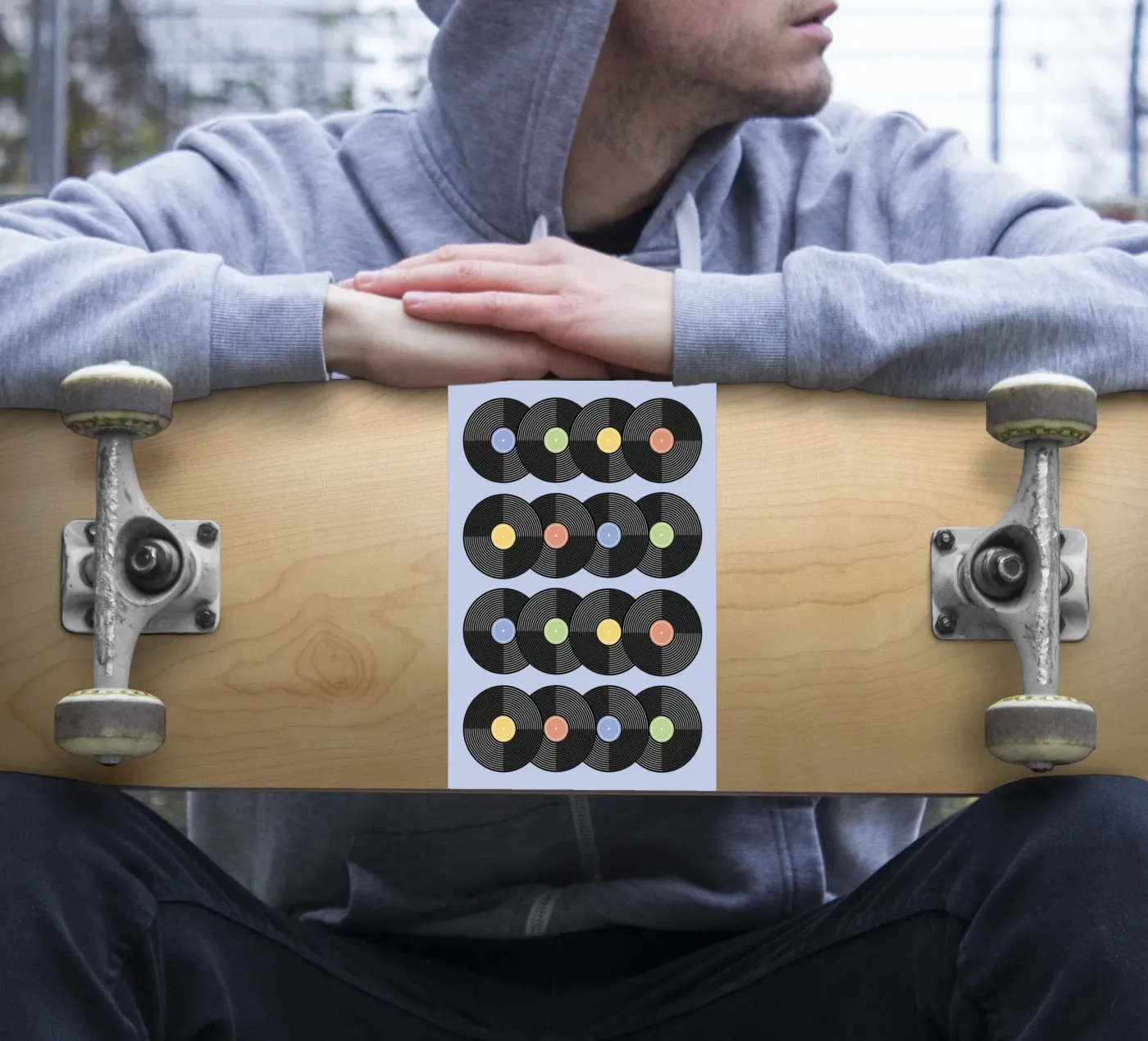 Vinyl Pattern #1 sticker van kathrinmay