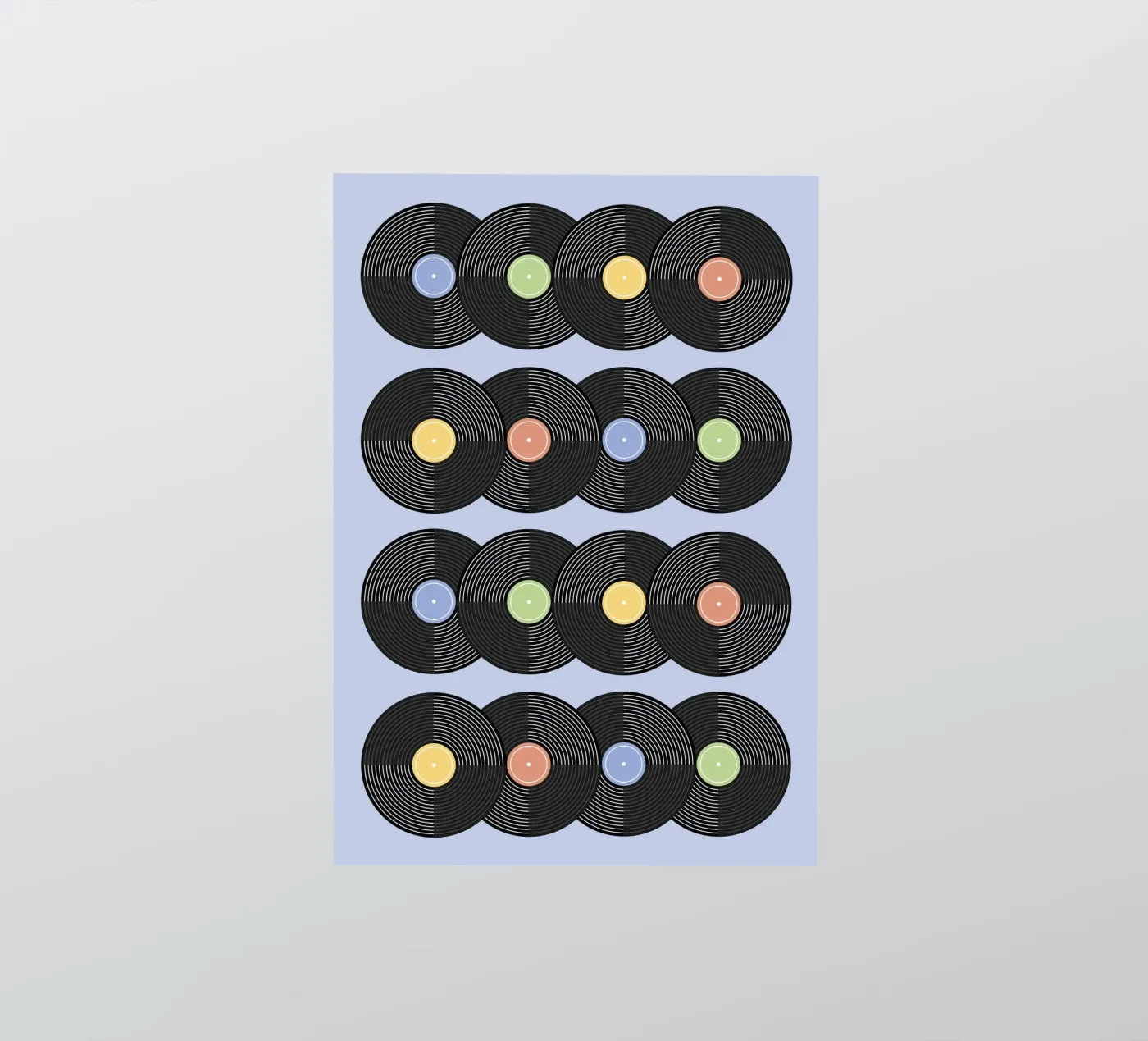 Vinyl Pattern #1 sticker van kathrinmay