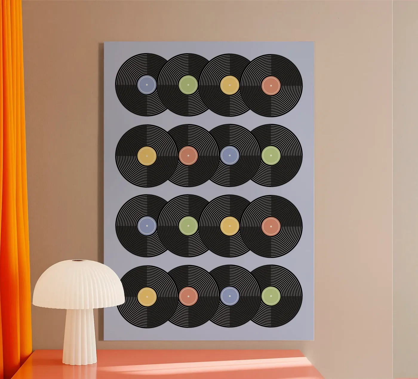 Vinyl Pattern #1 plexiglas de kathrinmay