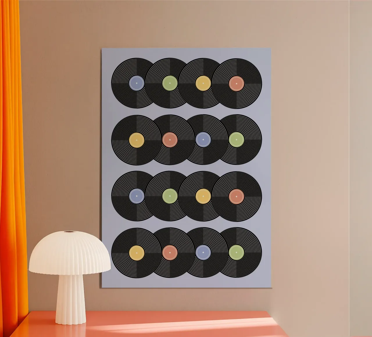 Vinyl Pattern #1 carta hahnemühle da kathrinmay