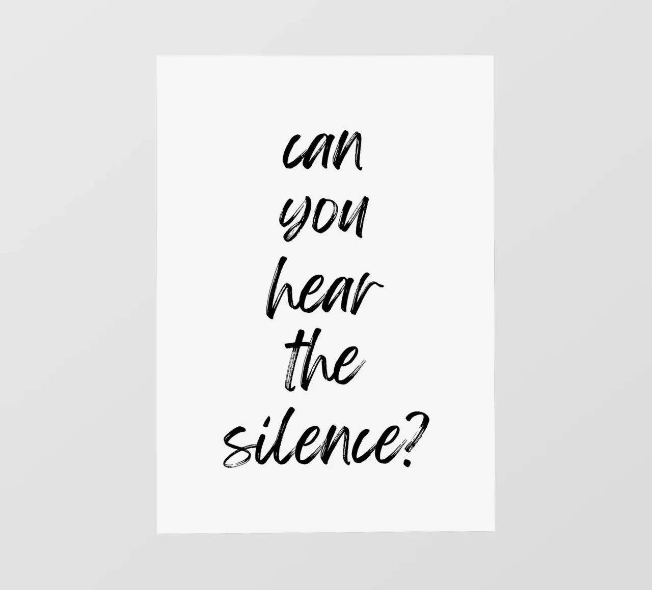 Can you hear the silence pellicola backlit da PinkCandyWalls