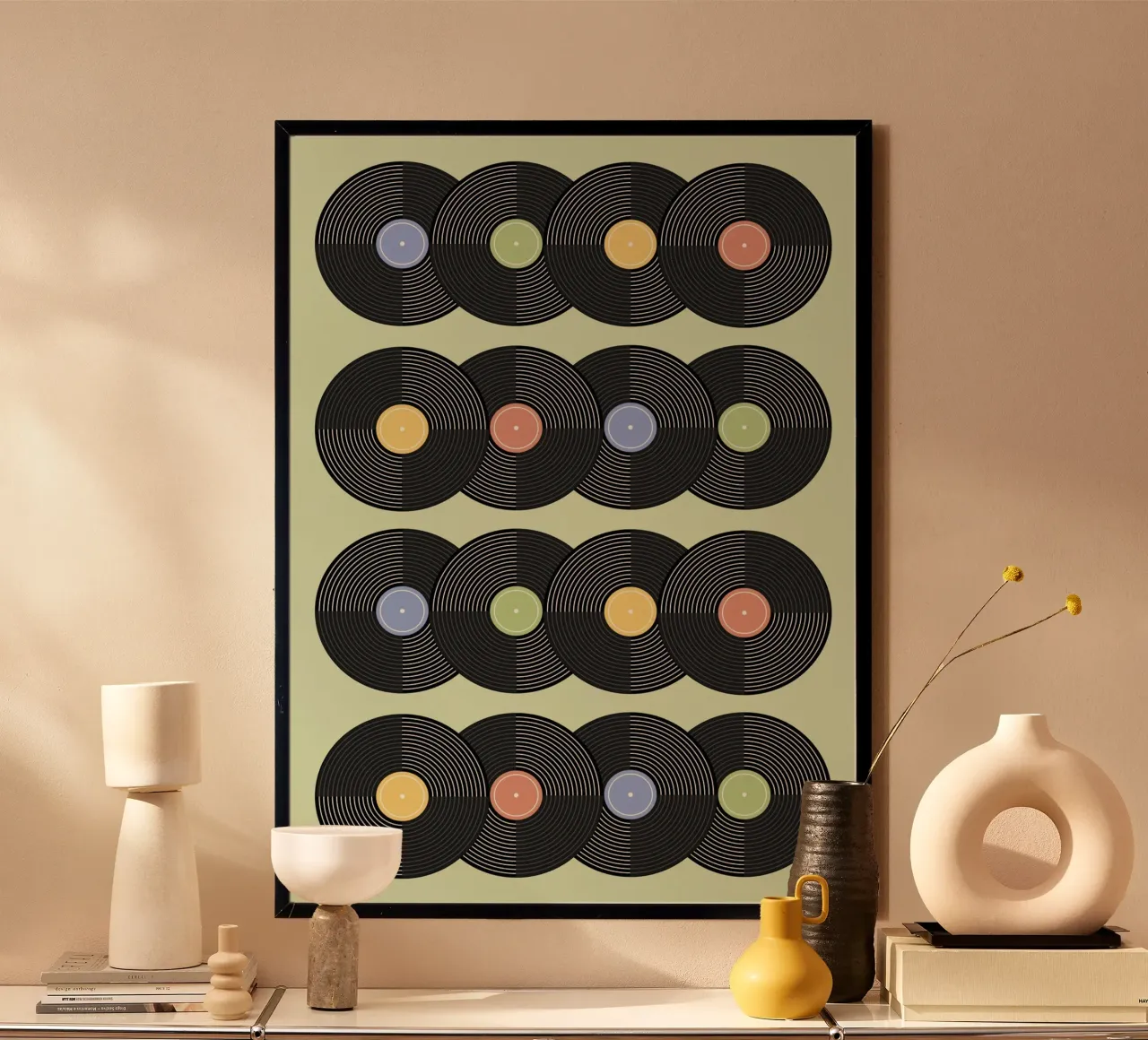 Vinyl Pattern #3 carta hahnemühle da kathrinmay