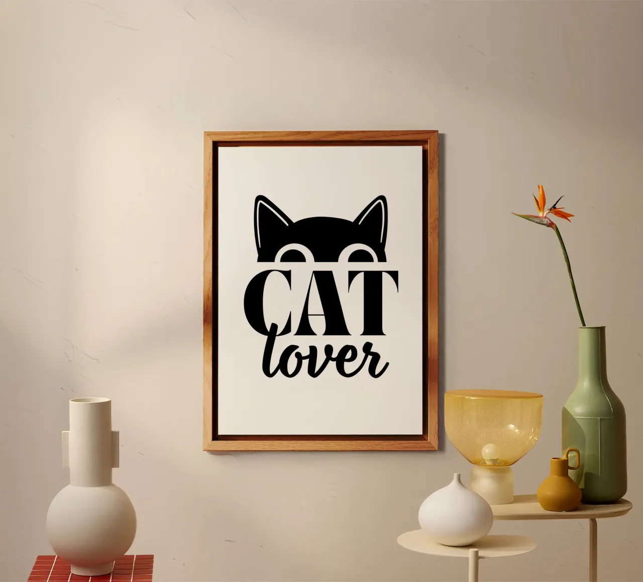 Cat lover alluminio dibond da PinkCandyWalls