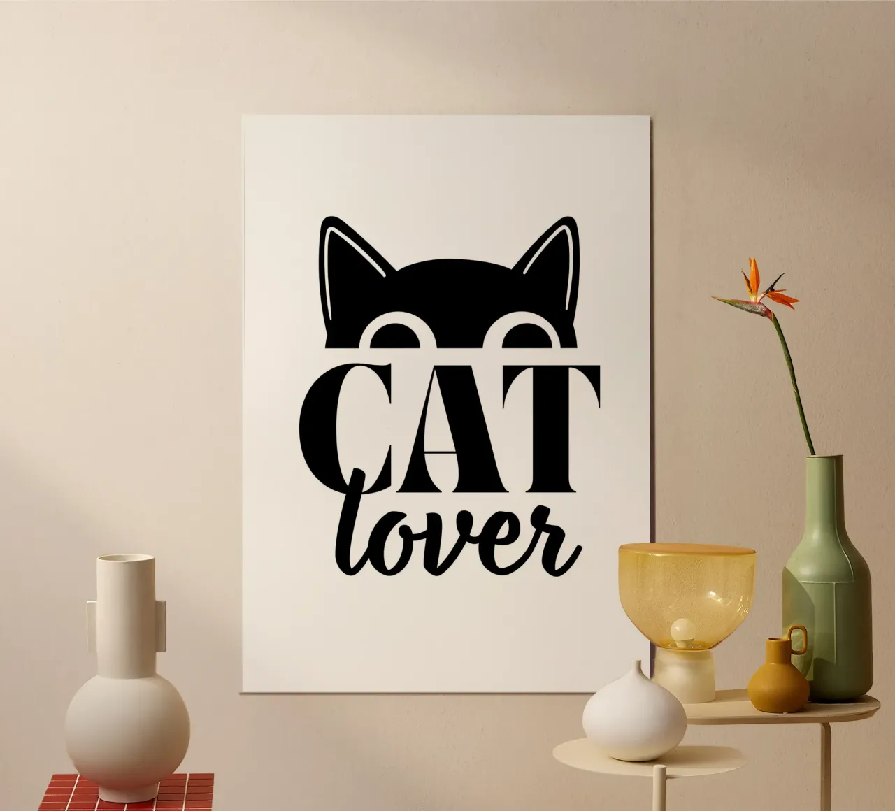 Cat lover poster da PinkCandyWalls
