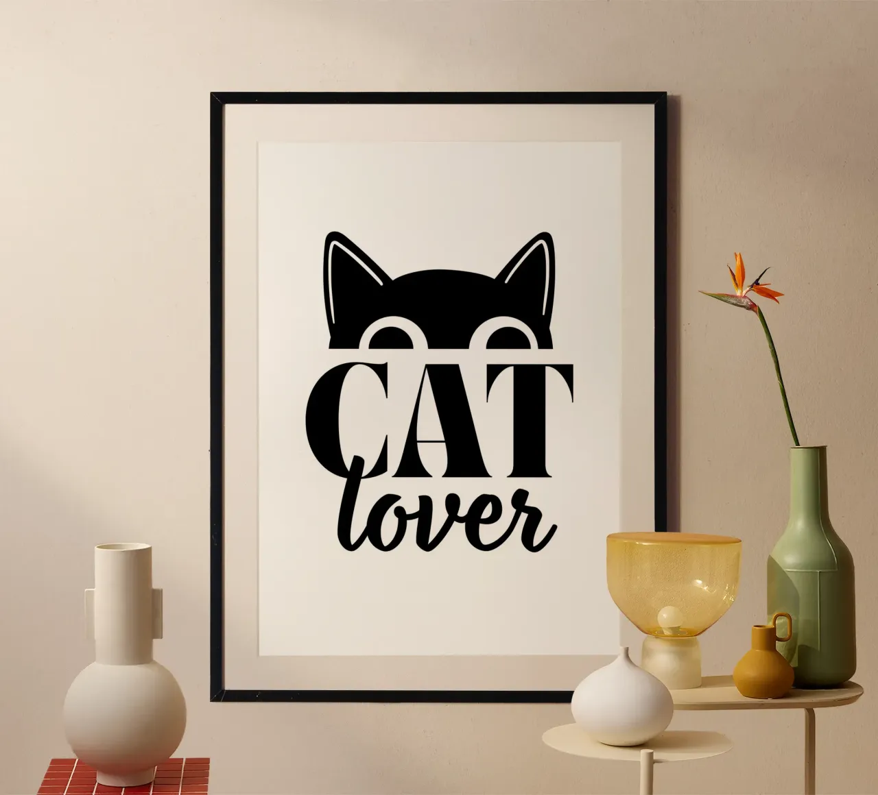 Cat lover poster da PinkCandyWalls