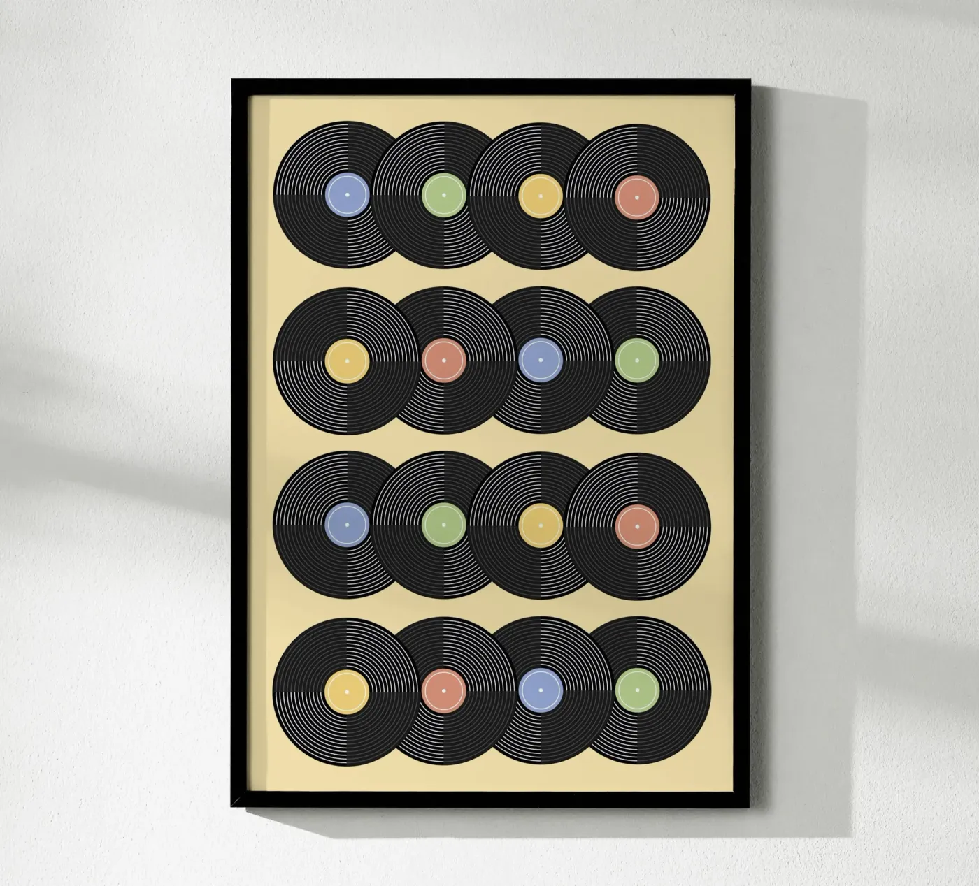 Vinyl Pattern #4 Poster von kathrinmay