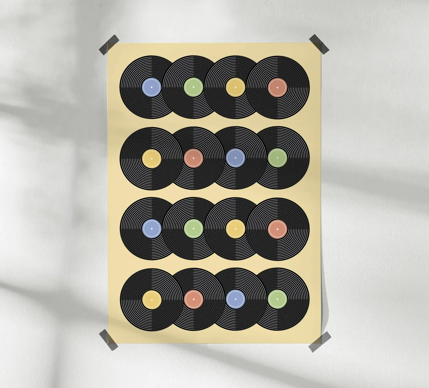 Vinyl Pattern #4 Poster von kathrinmay