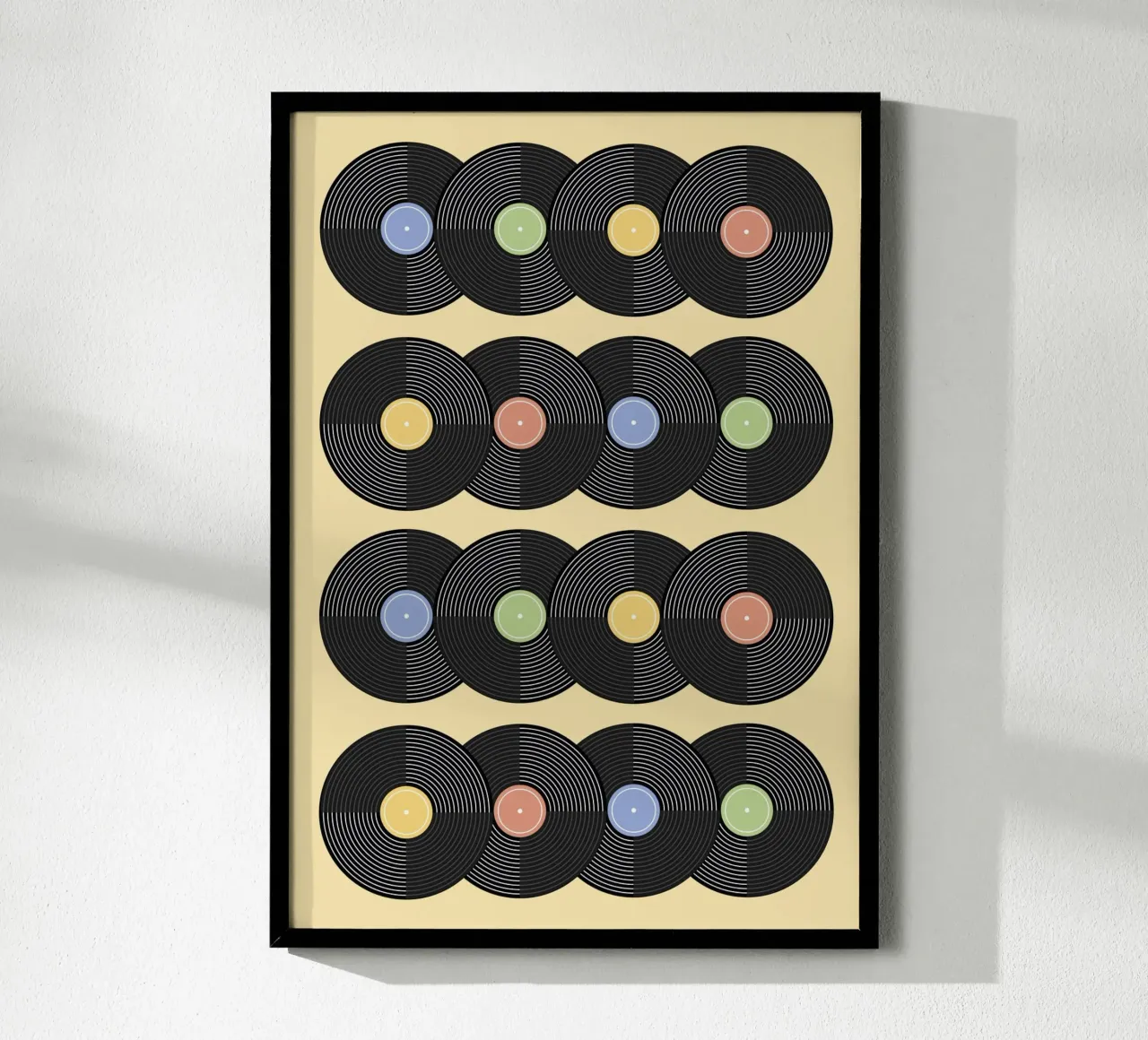 Vinyl Pattern #4 carta hahnemühle da kathrinmay