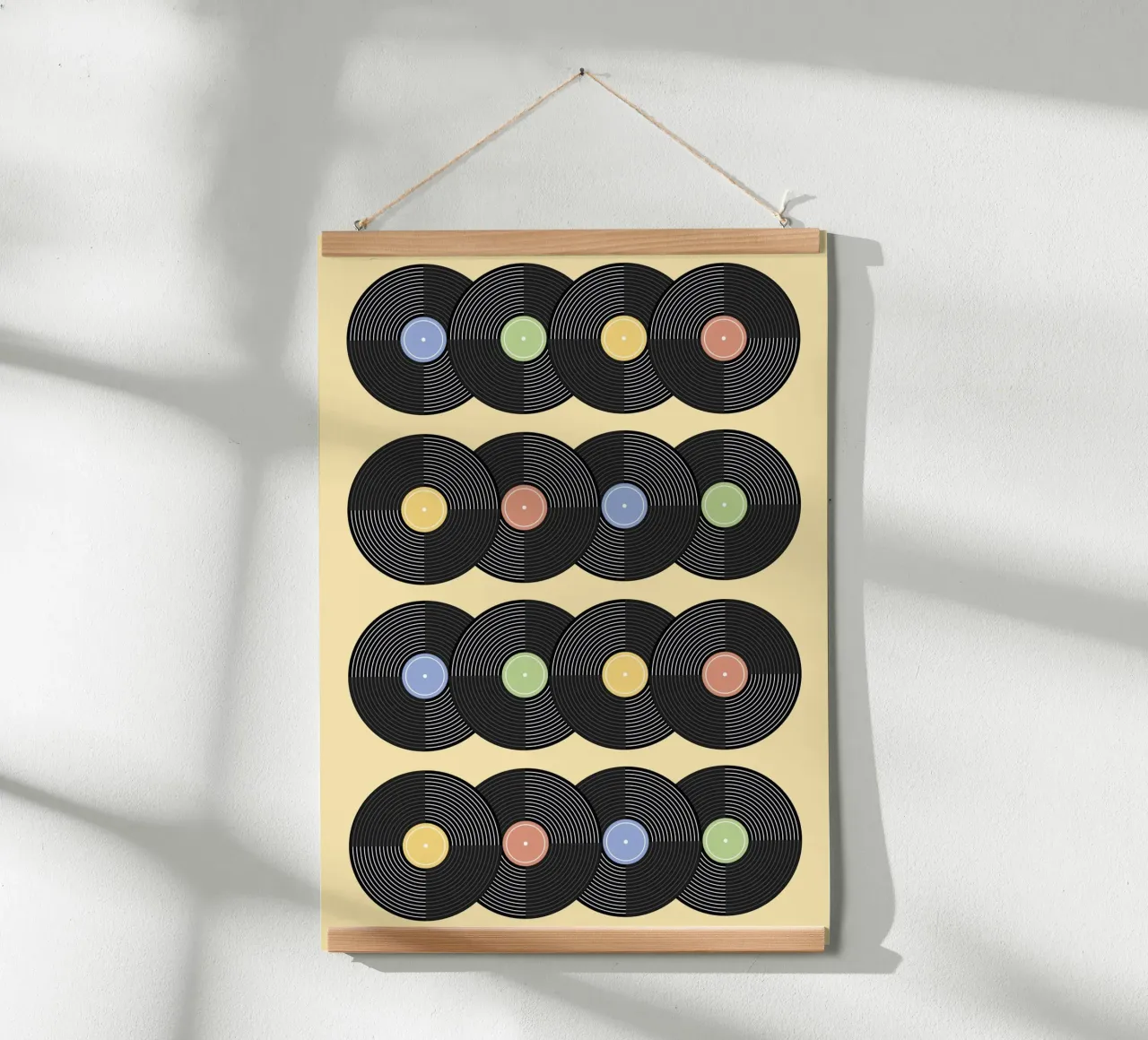Vinyl Pattern #4 carta hahnemühle da kathrinmay