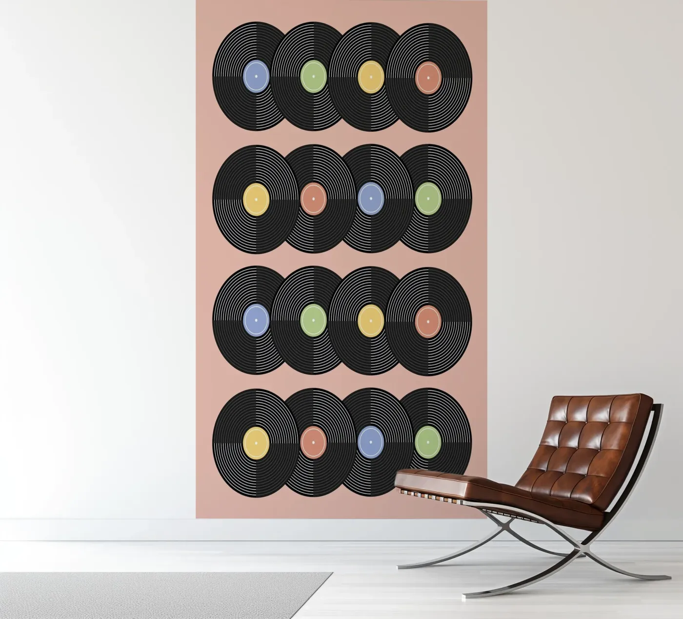 Vinyl Pattern #5 fotobehang van kathrinmay