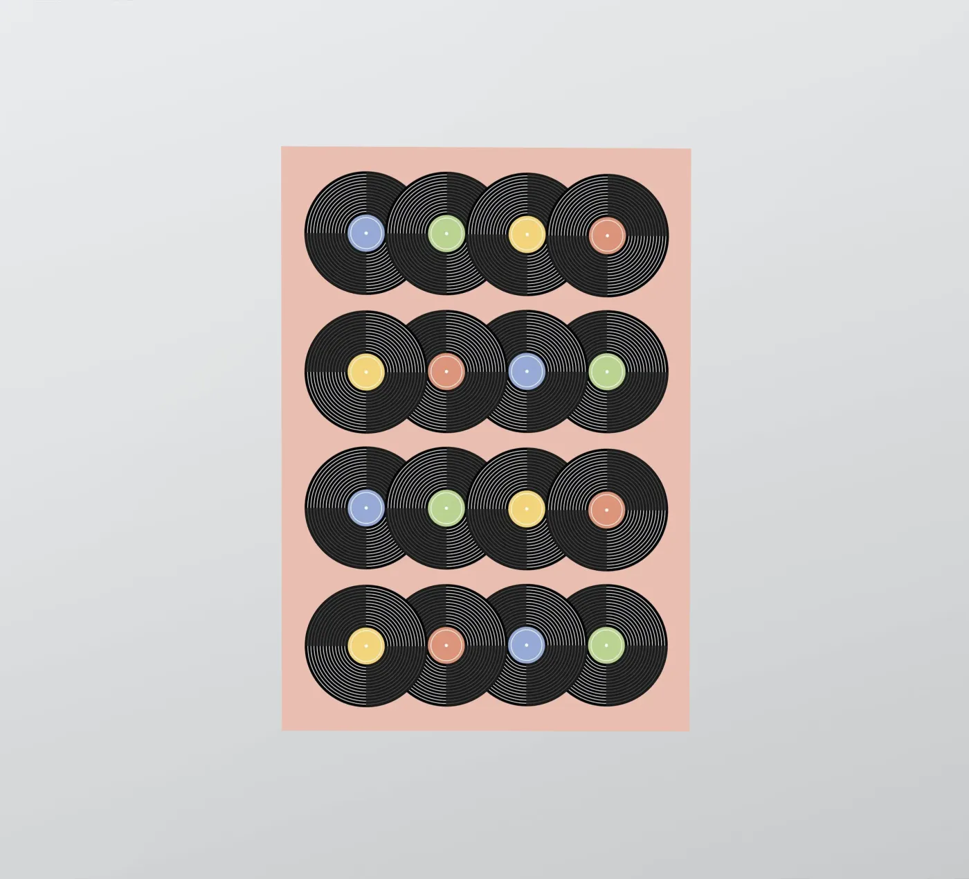 Vinyl Pattern #5 sticker van kathrinmay