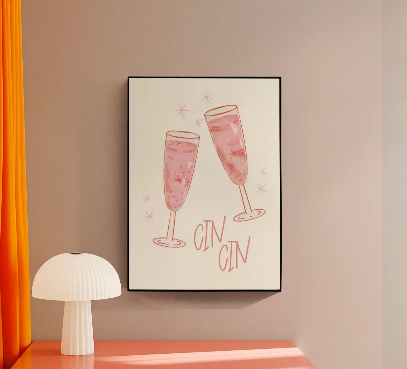 Cin cin plexiglas de PinkCandyWalls