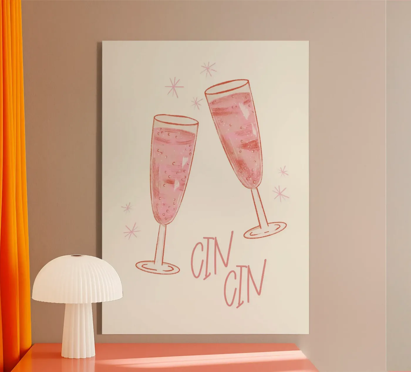 Cin cin plexiglas de PinkCandyWalls