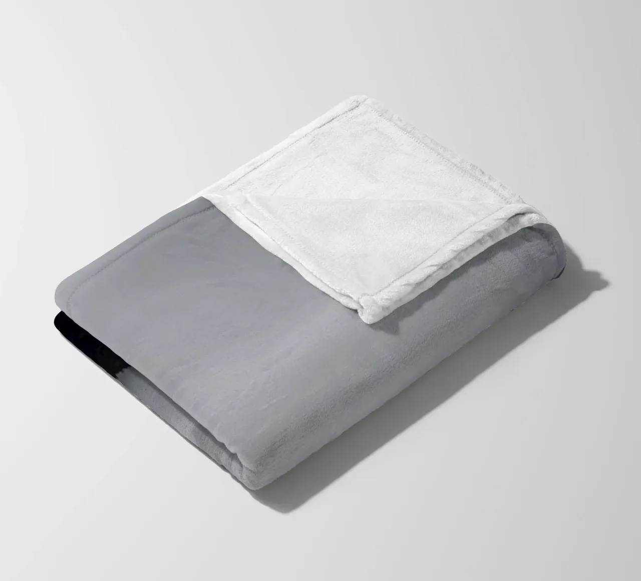 black mountains and white clouds fleece blanket by Studio Nahili
