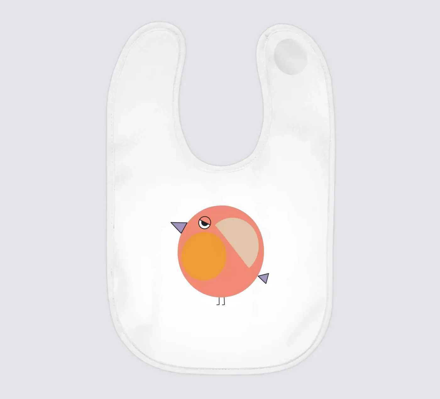Vogel baby slabbetje van BINNE