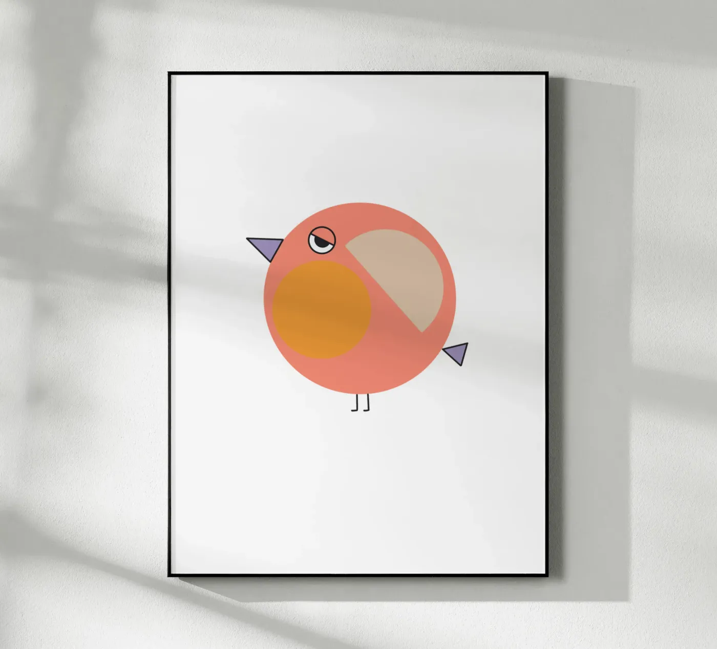 Vogel acrylic glass by BINNE