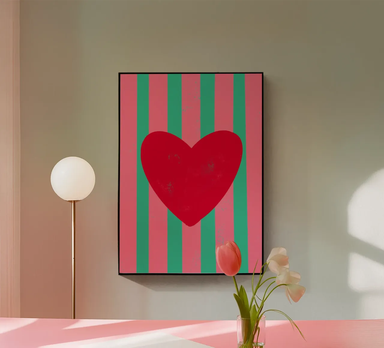 Cuore rosso plexiglass da Art House