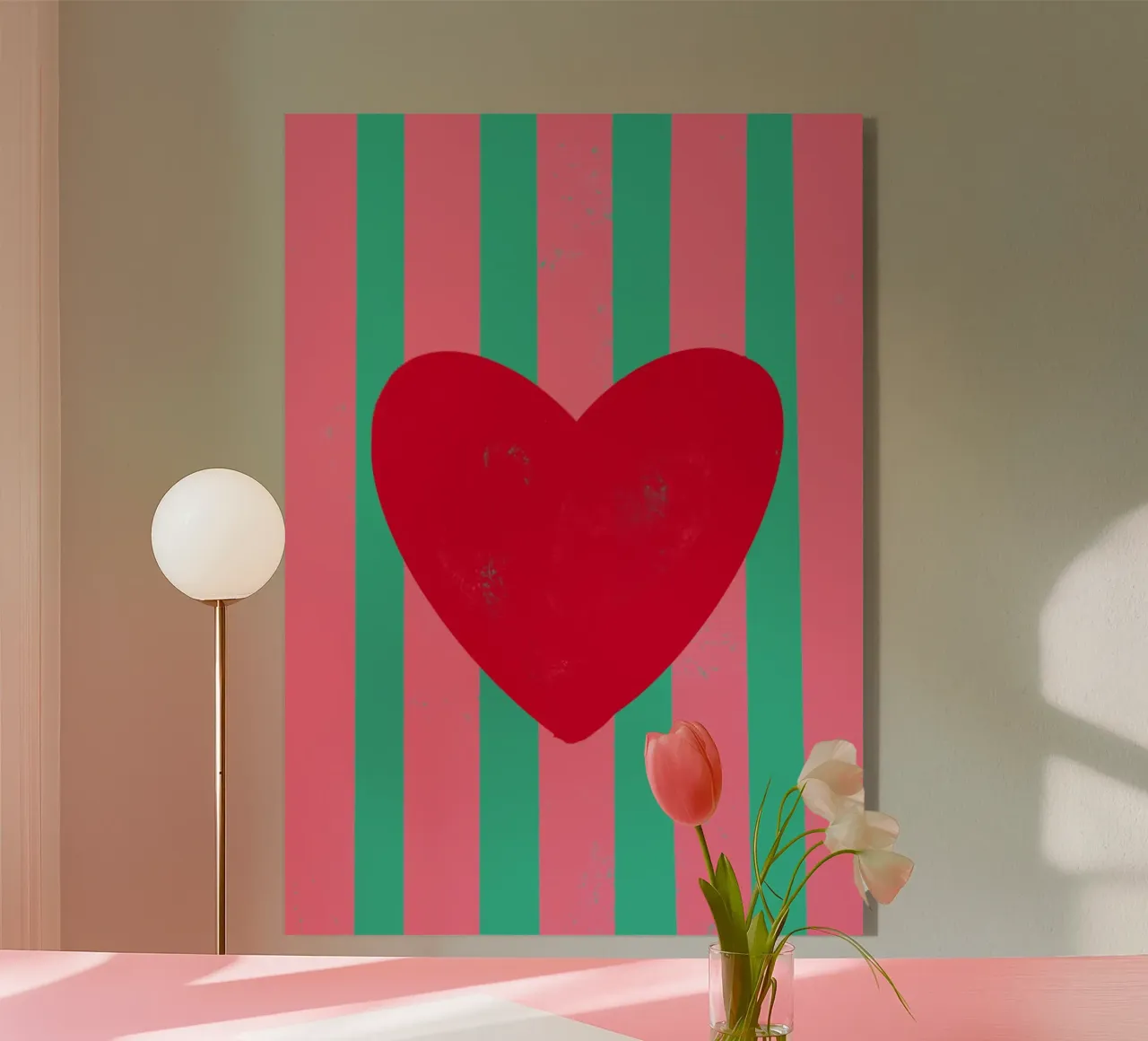 Cuore rosso plexiglass da Art House