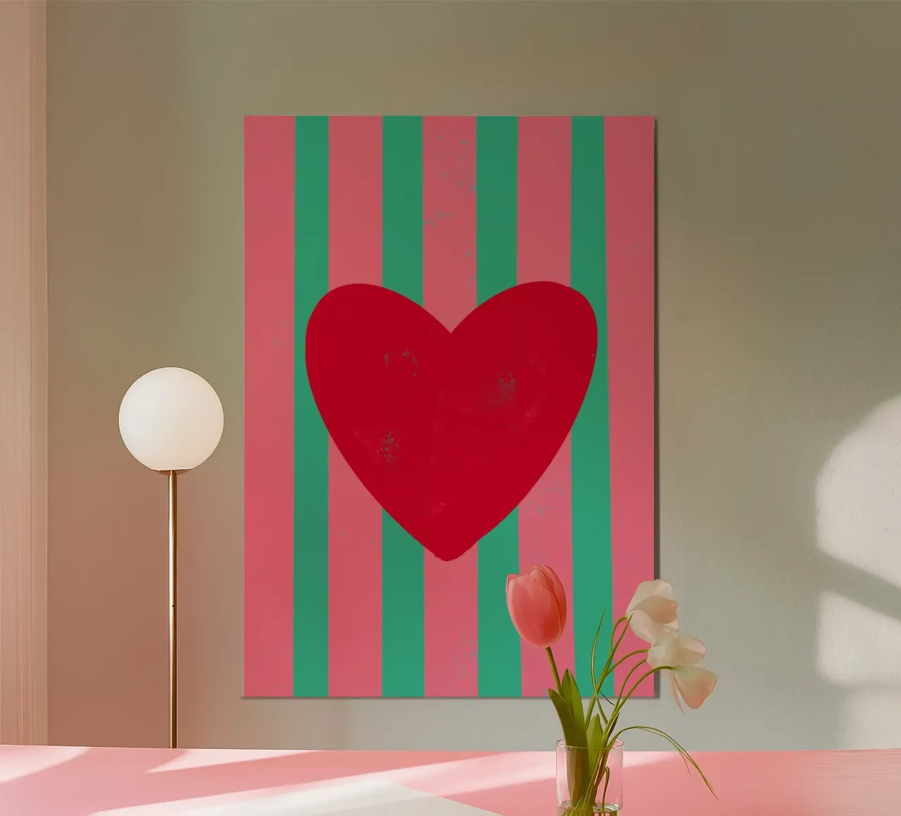 Cuore rosso carta hahnemühle da Art House