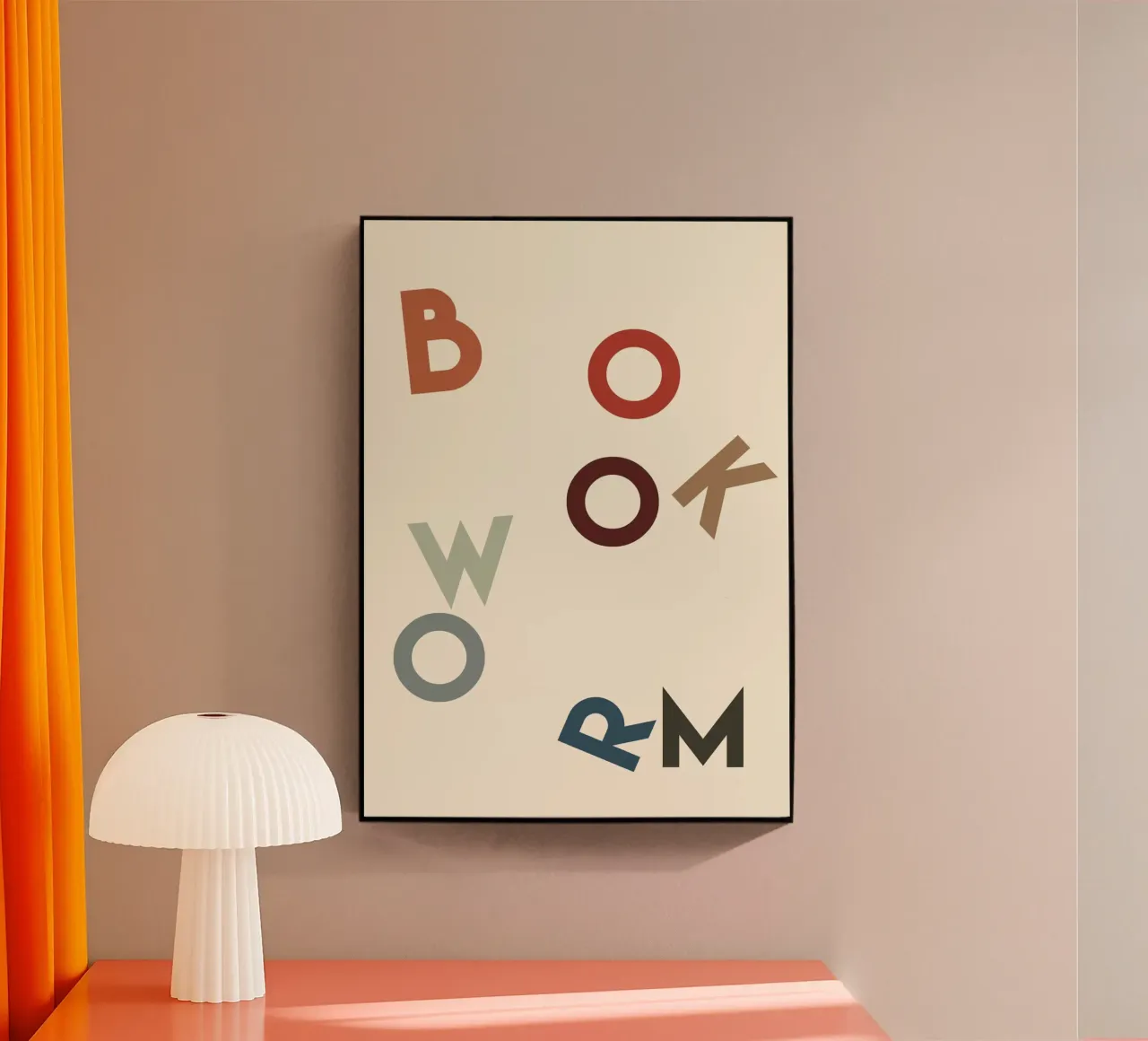 Bookworm plexiglass da Rose Beck Art