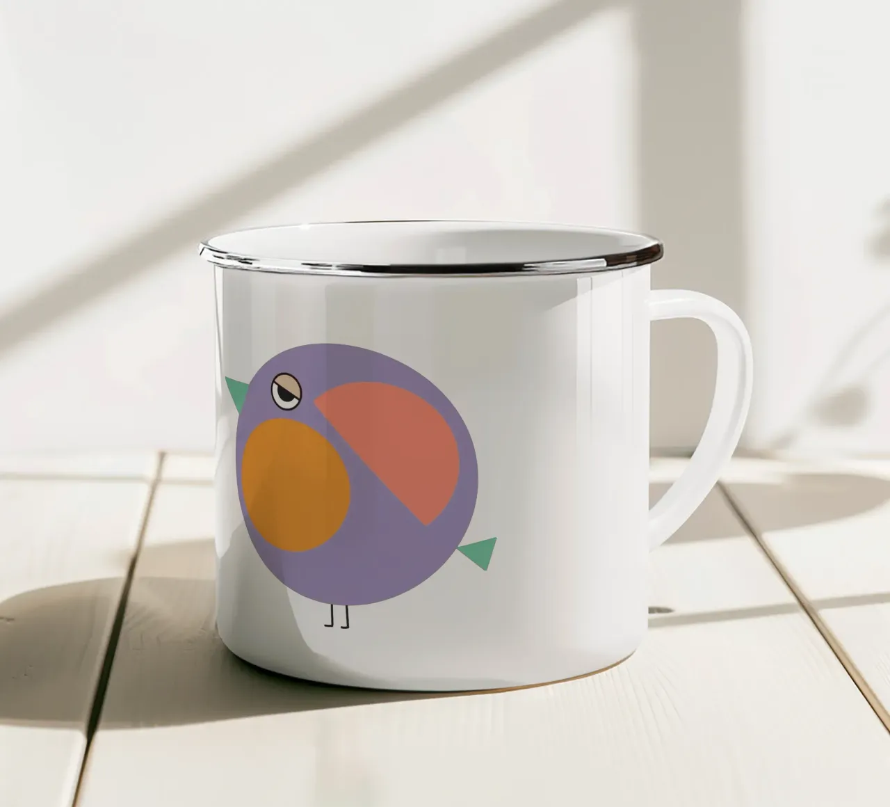 Vogel 2 tazza in smalto da BINNE