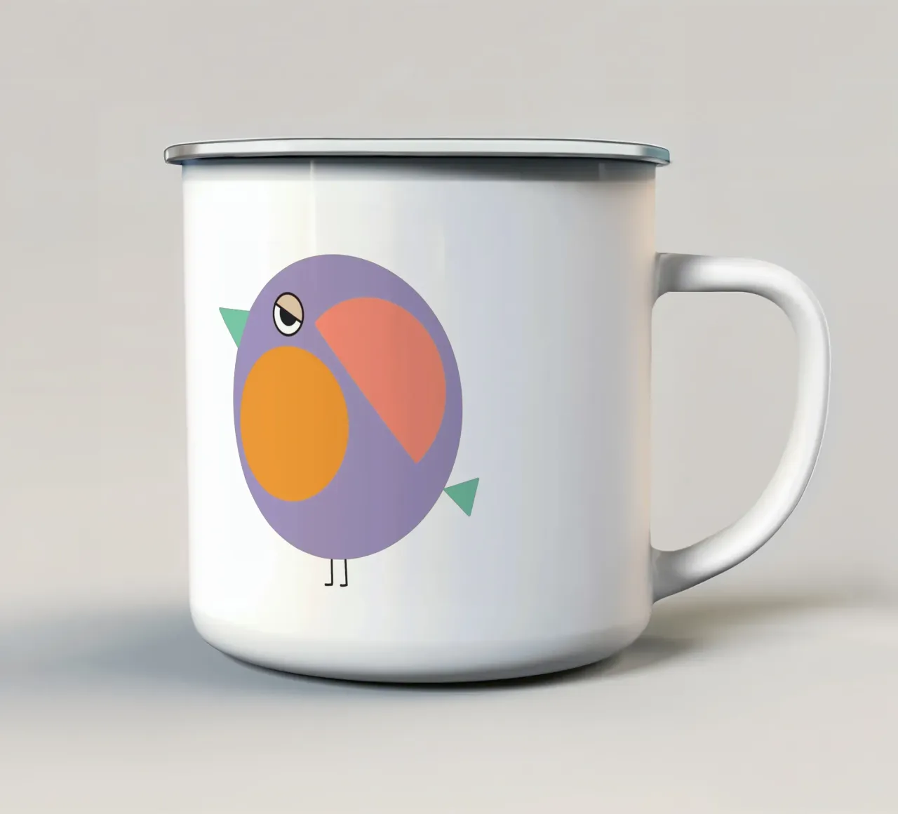 Vogel 2 tazza in smalto da BINNE
