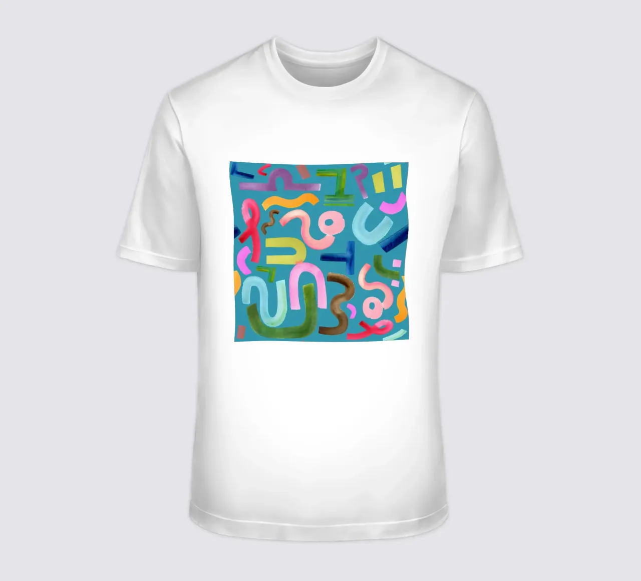 Abstract face t-shirt da kosarandrea