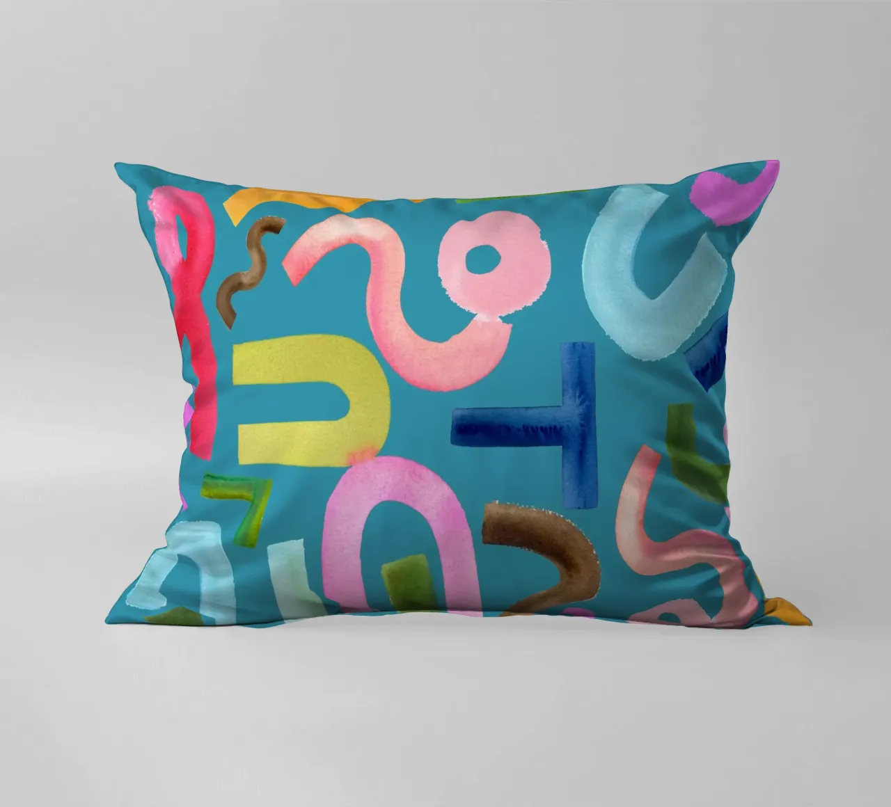 Abstract face cuscino da kosarandrea