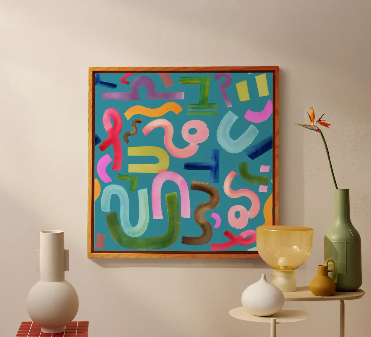 Abstract face plexiglass da kosarandrea