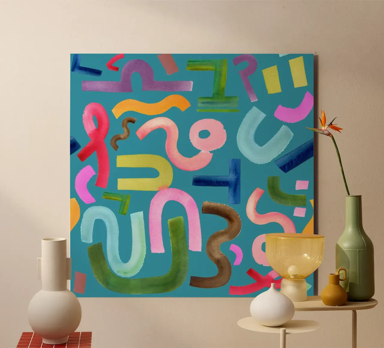 Abstract face alluminio dibond da kosarandrea
