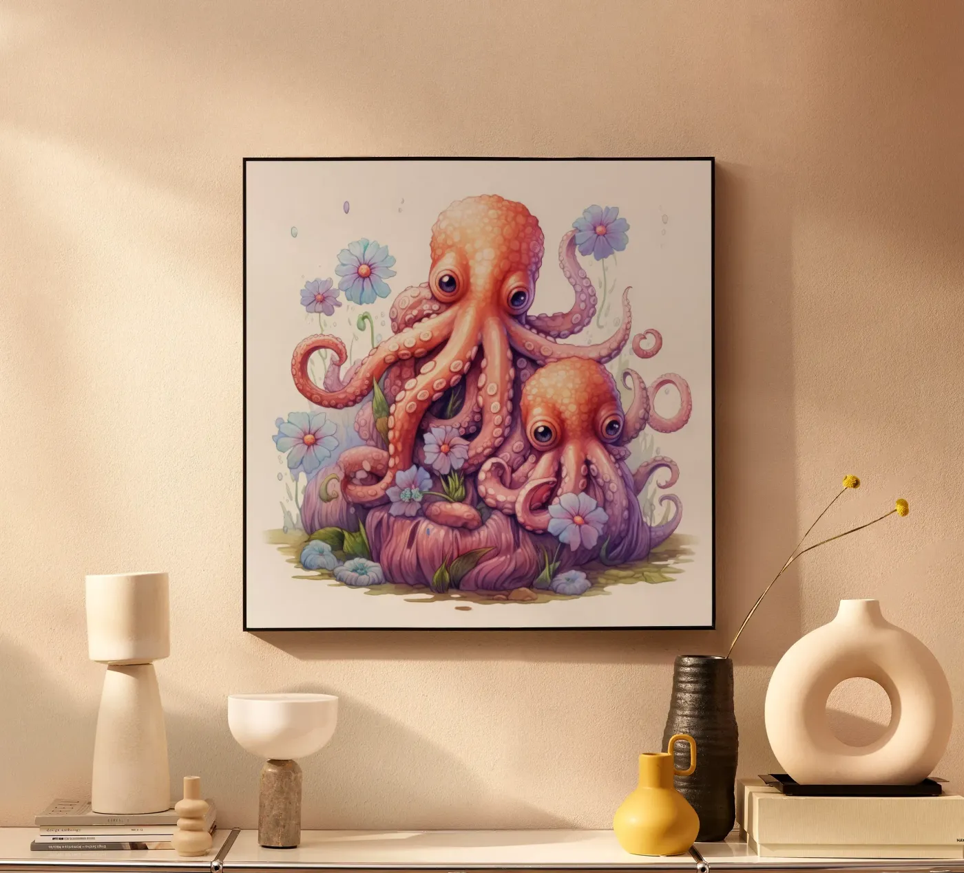 Baby Octopuses acrylic glass by Happy Littles