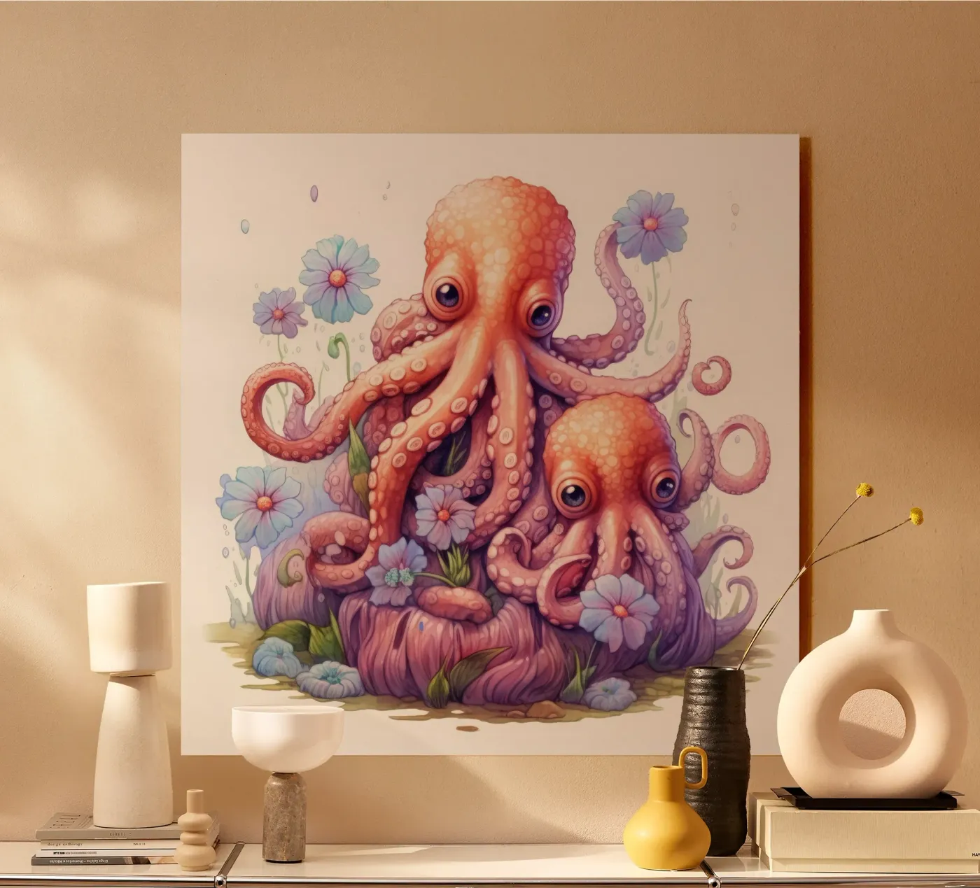 Baby Octopuses acrylic glass by Happy Littles