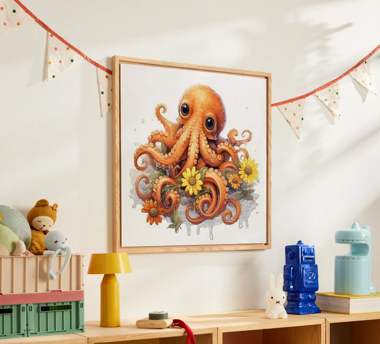 Bébé pieuvre plexiglas de Happy Littles