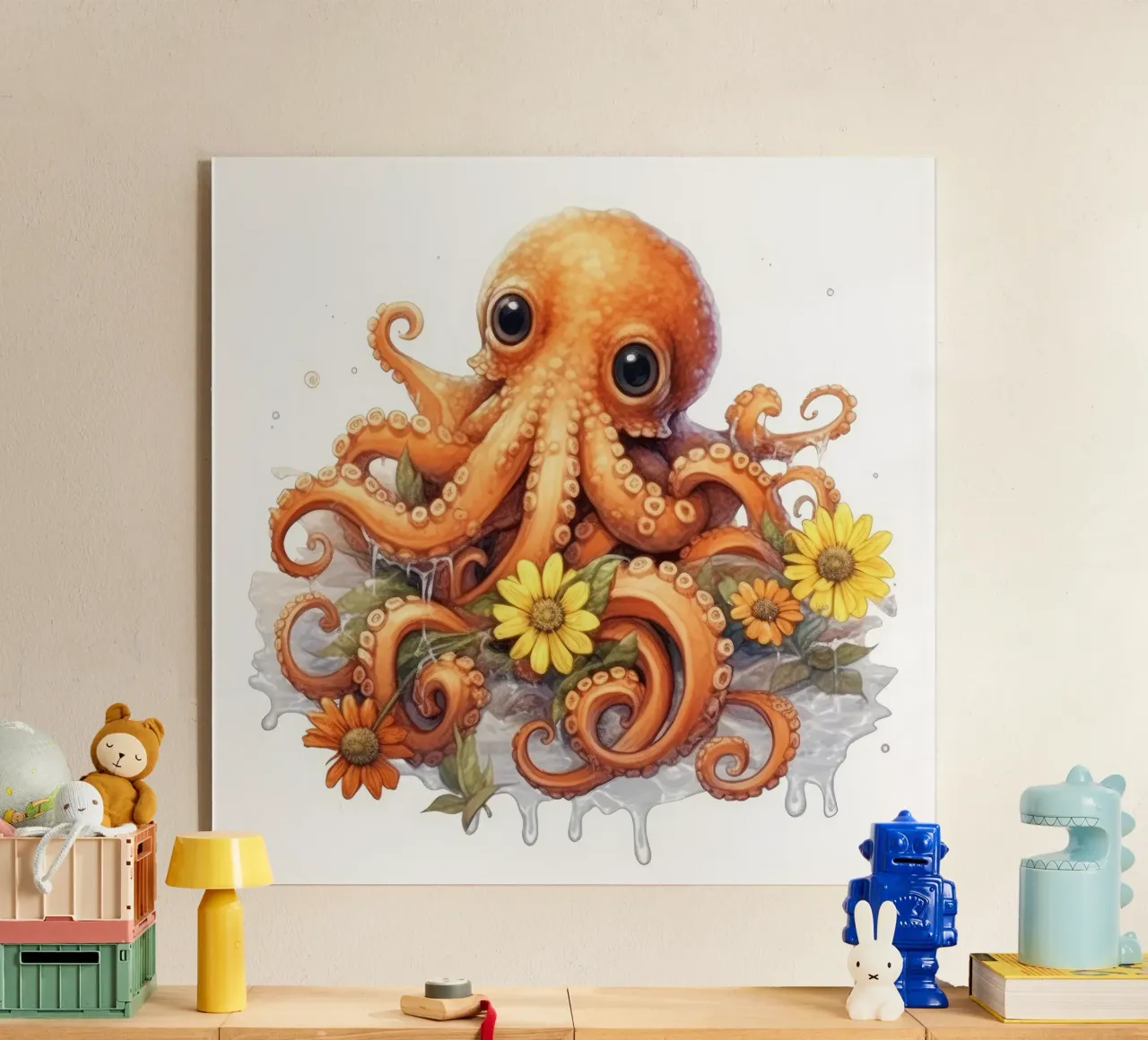 Bébé pieuvre plexiglas de Happy Littles