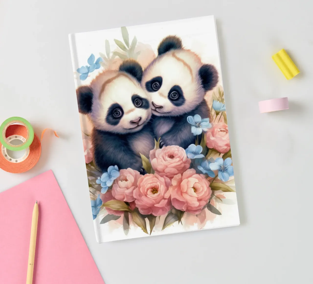 Baby Pandas notebook by Happy Littles