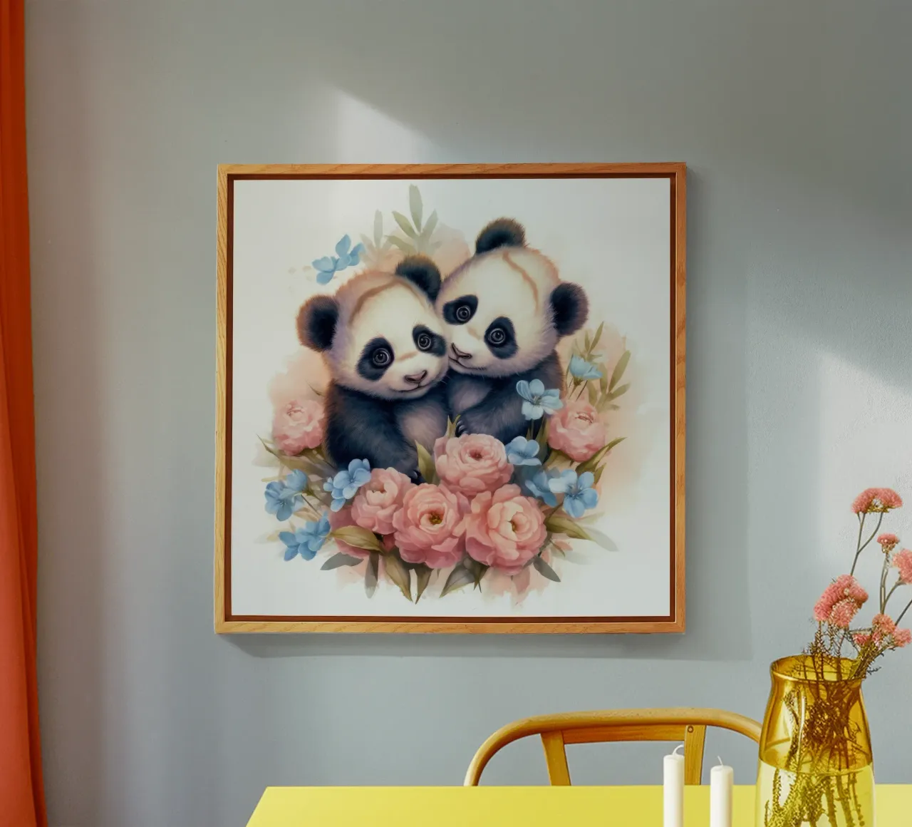 Pandas bebés metacrilato de Happy Littles