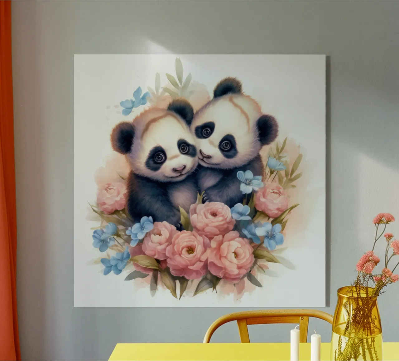 Pandas bebés metacrilato de Happy Littles